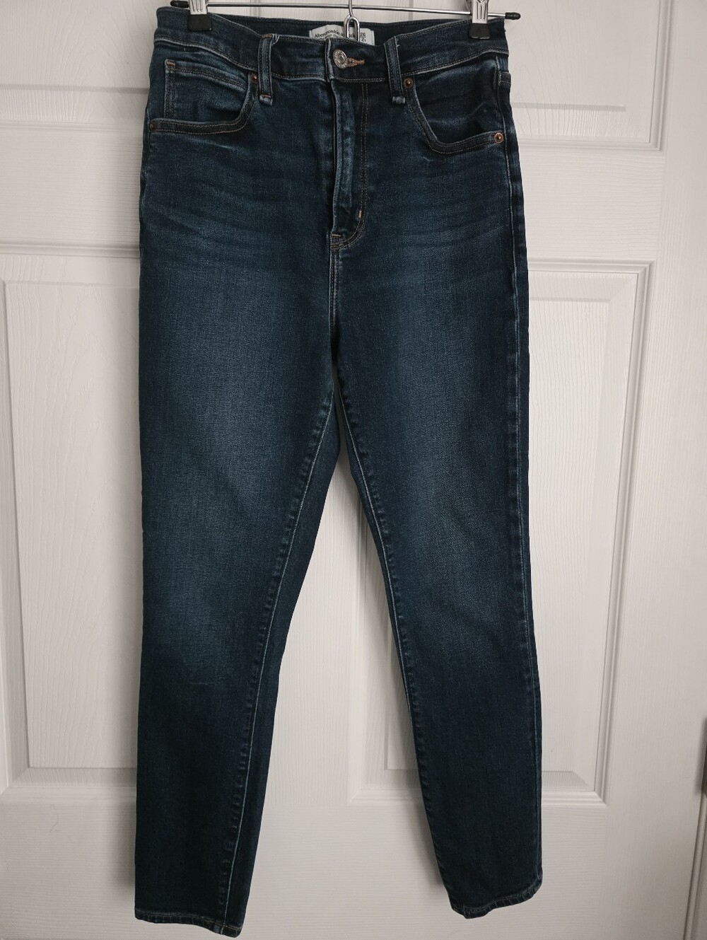 Abercrombie & Fitch Super Skinny Ankle High Rise Jeans Dark Wash 26 / 2R